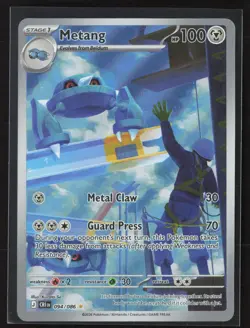 Metang 094/086 Holo Illustration Rare Chaos Rising Pokemon Near Mint - Image 1