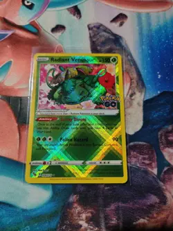 Radiant Venusaur 004/078 Pokemon GO Holo Radiant Rare English 2022 - Image 2