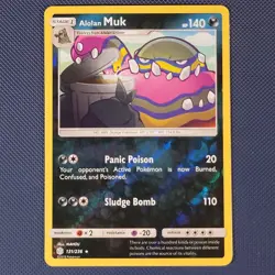 Alolan Muk 131/236 - Cosmic Eclipse - Rare Reverse Holo Pokemon Card - M / NM - Image 1
