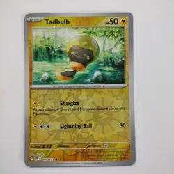 Pokemon Tadbulb (74/235) Obsidian Flames LP REVERSE HOLO - Image 1