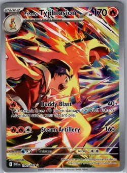 Ethan's Typhlosion - 190/182 SV10: Destined Rivals - Pokemon Card - NM - Image 1
