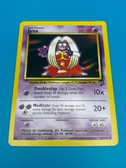 Jynx Pokemon Card #45 - Base 2 Set - Uncommon 2000 TCG Vintage LP - Image 3