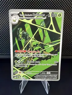 Team Rocket's Spidops IR Holo SV10: Destined Rivals 187/182 LP Pokemon TCG - Image 1