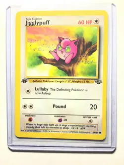 JIGGLYPUFF - 54/64 - 1st Edition Jungle - Common - Pokemon Card - NM - Image 1