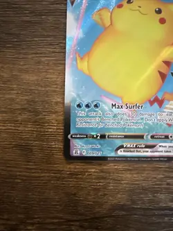 Pokemon Pikachu TCG Surfing VMAX Celebrations Holo Ultra Rare Card 009/025 - Image 4
