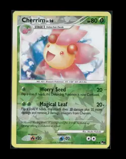 Pokemon TCG Cherrim 6/17 Cracked Ice Shattered Holo Pop Series 8 LP - Image 1