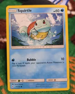 Squirtle 33/214 Unbroken Bonds Common Pokemon Card 2019 Near Mint - Image 1
