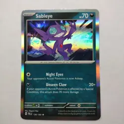 Pokemon Sableye 136/193 - Paldea Evolved Holo Rare - Same Day Shipping! - Image 1
