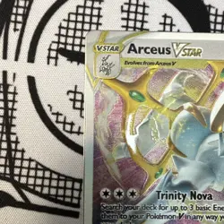 Pokemon TCG Arceus VSTAR (METAL CARD) 123/172 Brilliant Stars PROMO - Image 2