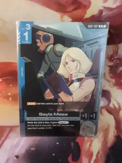 2025 Gundam Card Game SAYLA MASS # GD01-087 NM Rare Foil New HTF - Image 2