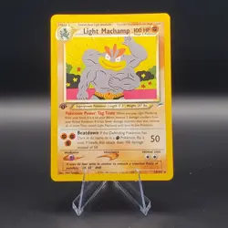 Light Machamp 25/105 Pokemon Neo Destiny 1st Edition Moderately Played - Image 1