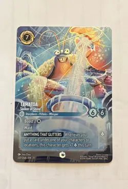 Tamatoa Seeker of Shine Enchanted Rare 237/204 Disney Lorcana Winterspell - Image 1