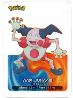 MR. MIME #122 LAMINCARD COLECCION POKEMON LAMINCARDS 2005 EDIBAS (USADA) - Image 1