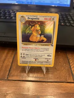 Dragonite 4/62 Fossil Holo Rare Unlimited - Image 1