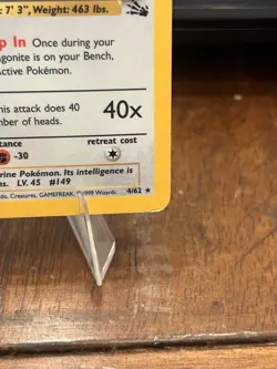 Dragonite 4/62 Fossil Holo Rare Unlimited - Image 4