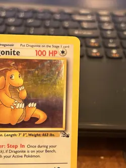 Dragonite 4/62 Fossil Holo Rare Unlimited - Image 5