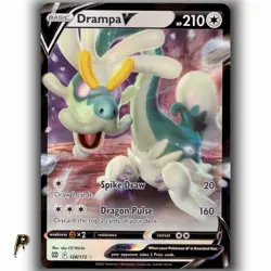 Pokemon Brilliant Stars Drampa V 128/172 Ultra Rare Holo NM - Image 1