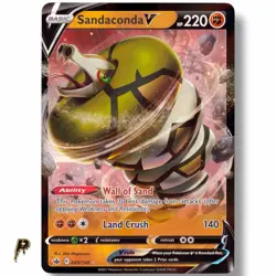 Sandaconda V 089/198 - 2021 Chilling Reign Sword & Shield Holo Pokemon Card NM - Image 1