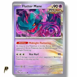 Flutter Mane 043/131 - 2025 Prismatic Evolutions Holo Pokemon Card NM - Image 1