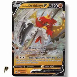 Pokemon Astral Radiance Hisuian Decidueye V 083/189 Ultra Rare Holo NM - Image 1