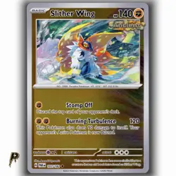 Pokemon Paradox Rift Slither Wing 107/182 Reverse Holo Uncommon NM - Image 1