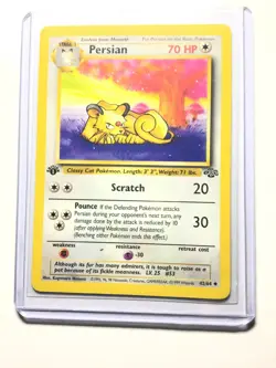 PERSIAN - 42/64 - 1st Edition Jungle - Uncommon - Pokemon Card - NM - Image 1