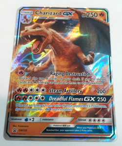 Pokemon TCG Charizard GX Holo Ultra Rare SM 195 near mint - see photos! - Image 1