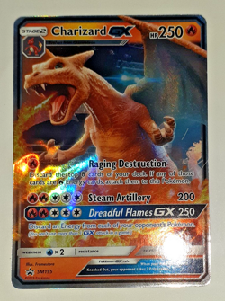 Pokemon TCG Charizard GX Holo Ultra Rare SM 195 near mint - see photos! - Image 3