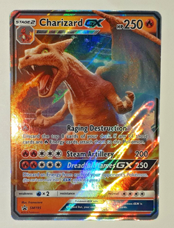 Pokemon TCG Charizard GX Holo Ultra Rare SM 195 near mint - see photos! - Image 5