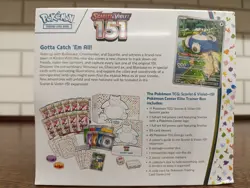 Pokemon Center 151 Elite Trainer Box ETB Scarlet Violet TCG New Sealed - Image 3