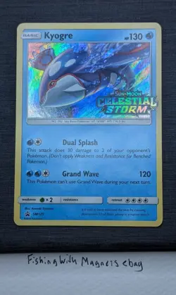 Kyogre - (Prerelease) SM129 Sm Holo NM Pokemon Promo Celestial Storm - Image 1