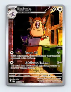 NM Raticate 099/088 ME03: Perfect Order Illustration Rare Pokemon Card - Image 1