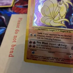 Ninetales 12/102 4th Print Pokemon Card Base Set 1999-2000 WOTC Holo - LP/MP - Image 4