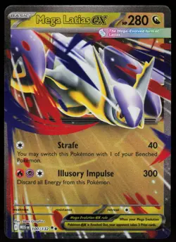 Mega Latias ex 100/132 Double Rare Mega Evolution Pokemon Holo Near Mint - Image 1