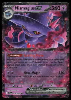 Mismagius ex 036/094 Double Rare Phantasmal Flames Pokemon Holo Near Mint - Image 1