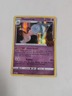 Hatterene Holo Pokemon Card 073/198 Trick or Trade Halloween 2022 NM - Image 1