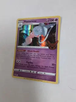 Hatterene Holo Pokemon Card 073/198 Trick or Trade Halloween 2022 NM - Image 3