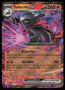 Salazzle ex 016/088 Double Rare Perfect Order Pokemon Holo Near Mint - Image 1