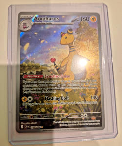 POKEMON - AMPHAROS CHAOS RISING ILLUSTRATION RARE 090/086 - NEAR MINT - Image 1