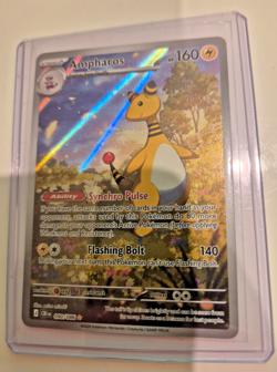 POKEMON - AMPHAROS CHAOS RISING ILLUSTRATION RARE 090/086 - NEAR MINT - Image 2