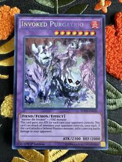 Invoked Purgatrio Fusion Enforcers FUEN-EN030 Secret Unlimited 1st Ed NM - Image 1