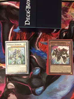 Yugioh Yusei Fudo Stardust Synchron Ready To play Deck Sleeves And Deck Box - Image 1
