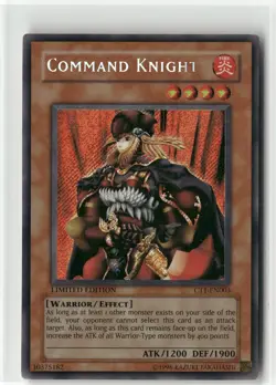 Command Knight CT1-EN003 Secret Rare Limited Edition LP - Image 1