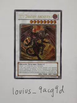 Yu-Gi-Oh! Red Dragon Archfiend TDGS-EN041 Ultimate Rare Near Mint - Image 1