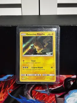Pokemon TCG Detective Pikachu Holo Rare Card 10/18 NM Condition - Image 1