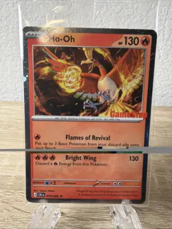 Pokemon TCG Ho-Oh Chaos Rising 010/086 GameStop Stamped Sealed Promo - Image 2