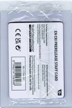 (SEALED SET) Chaos Rising STAFF Promo Cards (Delphox, Ampharos, Goodra, Crobat) - Image 2