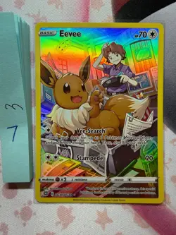 Pokemon TCG Eevee TG11/TG30 Trainer Gallery Illustration Rare Holo NM - Image 1