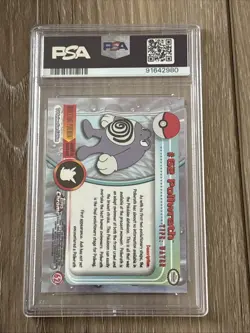 2000 TOPPS CHROME POKEMON T.V. #62 POLIWRATH PSA 9 - Image 2