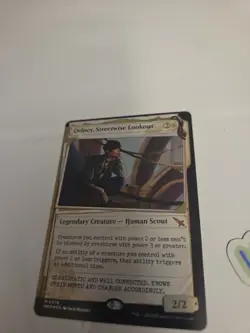 1x MTG Delney, Streetwise Lookout (Showcase, Foil) (Invisible Ink) - (MKM) #378 - Image 3